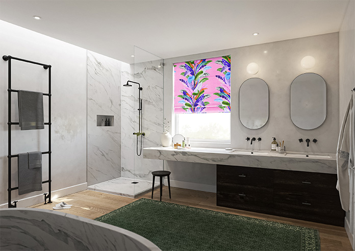 Palm Springs, Pink - Roman Blind - Image 6